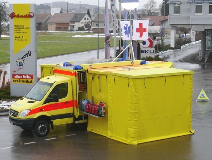 Rettungsdienst FMI Interlaken BE Brändle Feuerwehrfahrzeuge