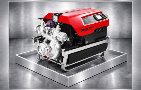 Anhänger mit Motorspritze