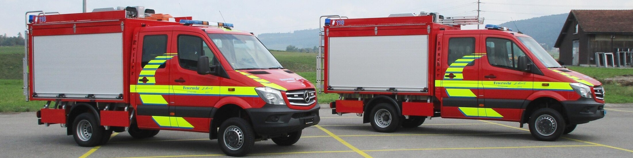 Fahrzeug Feuerwehr St. Moritz GR "Retter"