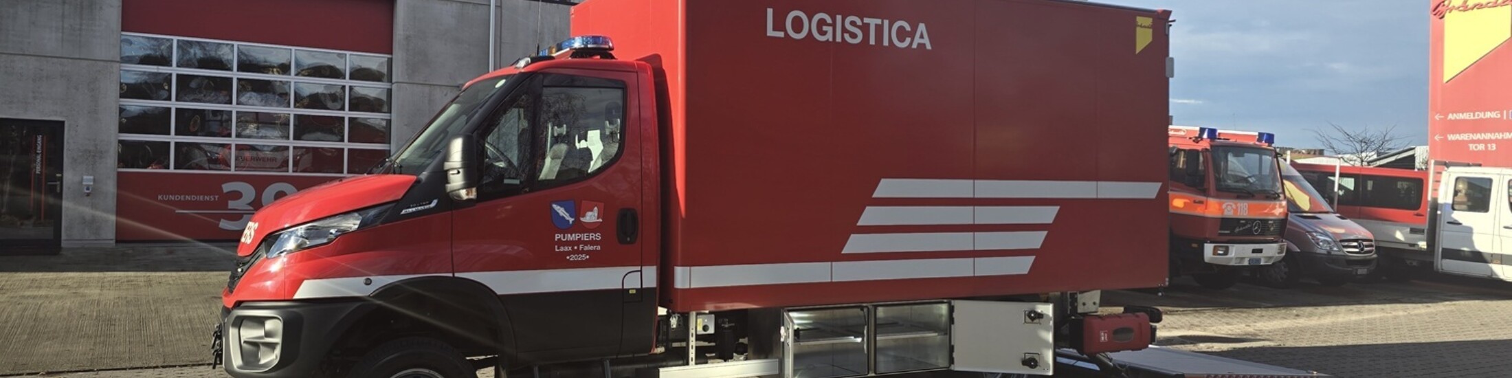 Fahrzeug Feuerwehr Laax Falera GR