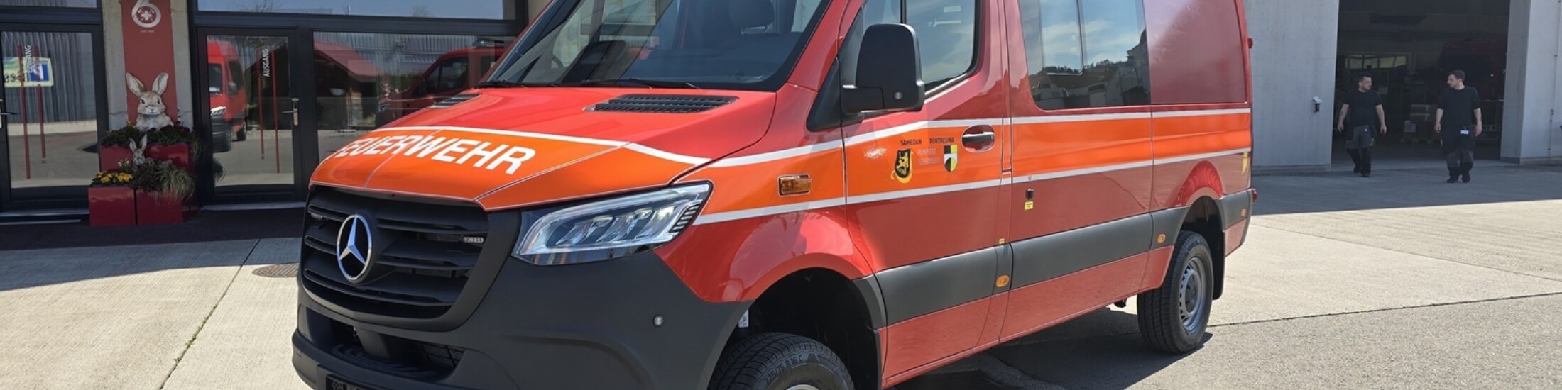 Fahrzeug Feuerwehr Samedan-Pontresina GR Fahrzeug Feuerwehr Samedan-Pontresina GR