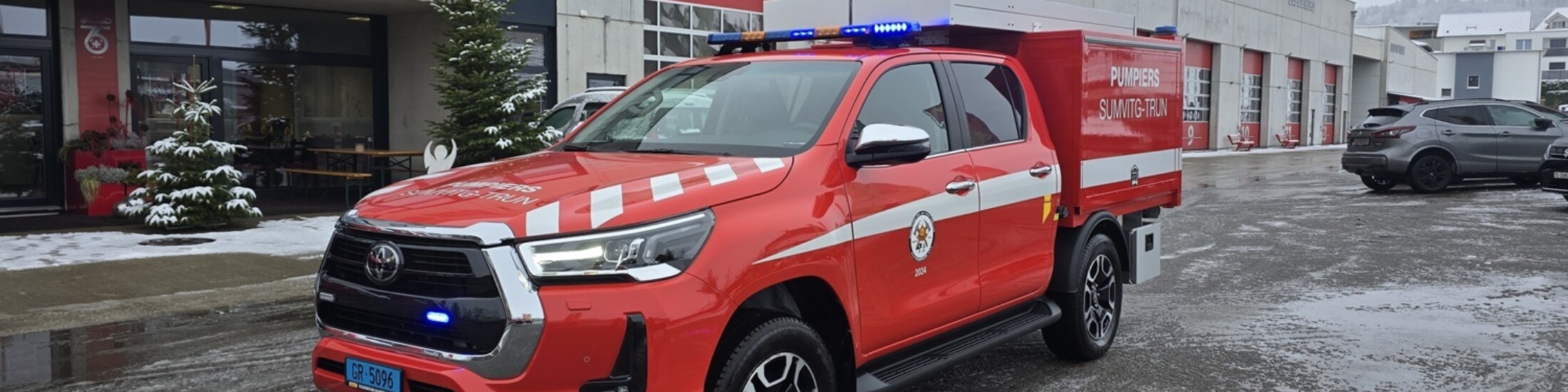 Fahrzeug Feuerwehr Sumvitg GR